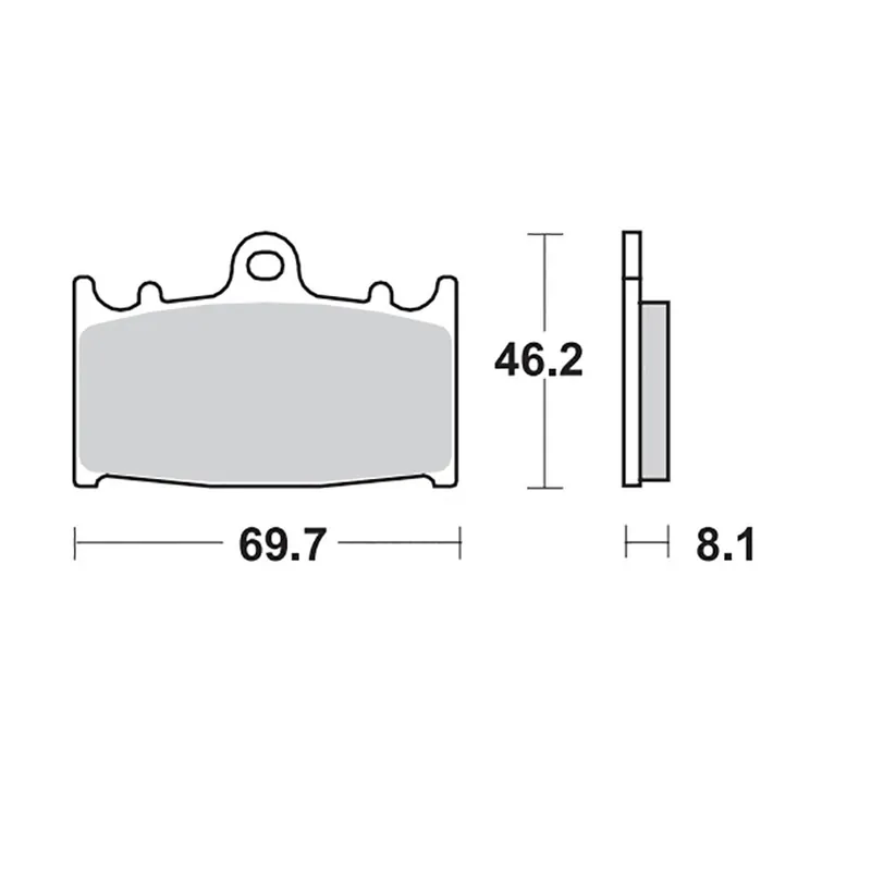 Moto-Master Bremsbelag RoadPRO Ceramic 402704 Preisknaller