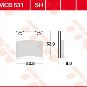 TRW Lucas MCB531SH Bremsbelag Rabatt
