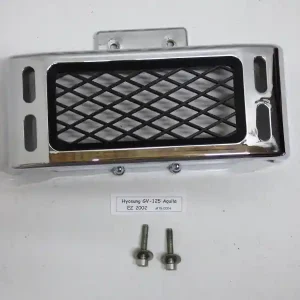 Finale Aktion Hyosung GV 125 Aquila Ölkühler Chrom Verkleidung