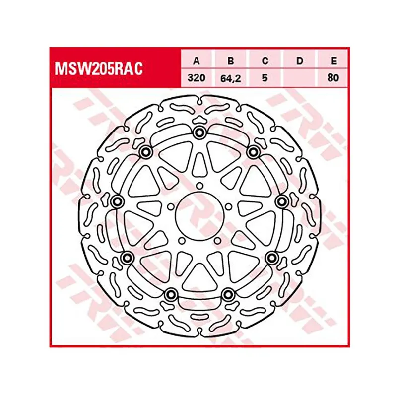 TRW Bremsscheibe MSW205RAC Saisonangebot