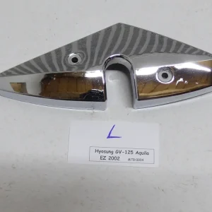 Hyosung GV 125 Aquila Soziusraste Chrom Verkleidung links Mega-Angebot