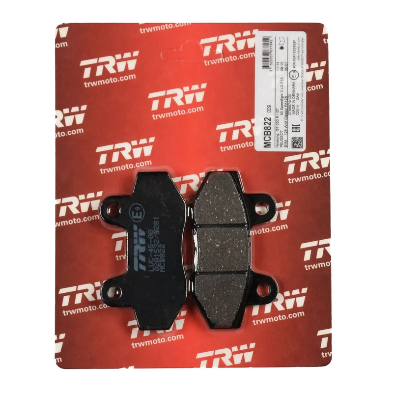 TRW Bremsbelag organisch MCB822 Zertifiziert