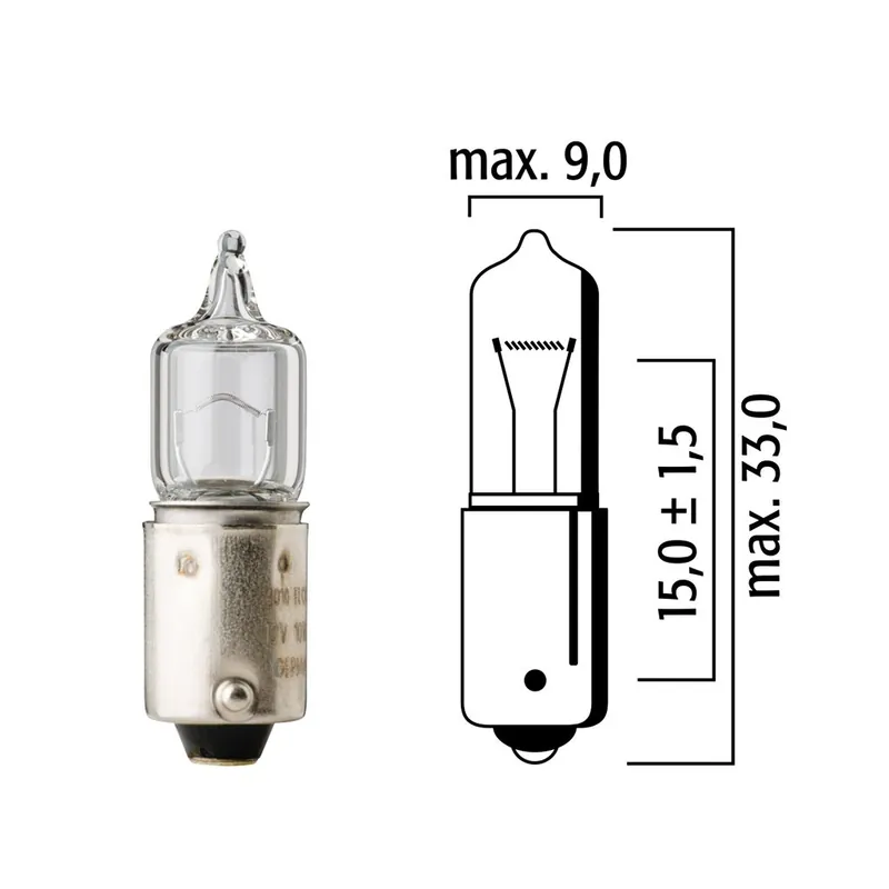 Saisonangebot Floesser Lampe Flösser 12V 10W BA9s klar Halogen 4010