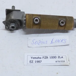Garantierte Lieferung Yamaha FZR 1000 2LA Fußraste Sozius links ohne gummi