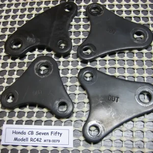 Honda CB 750 RC42 Sevenfifty Motorhalterungen 4Teilig schwarz Kostenloser Rückversand