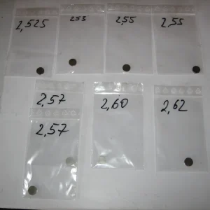 Aktuell Kawasaki Zephyr 550 ZR550B Shims Set 252, 255, 2x 257, 260, 262