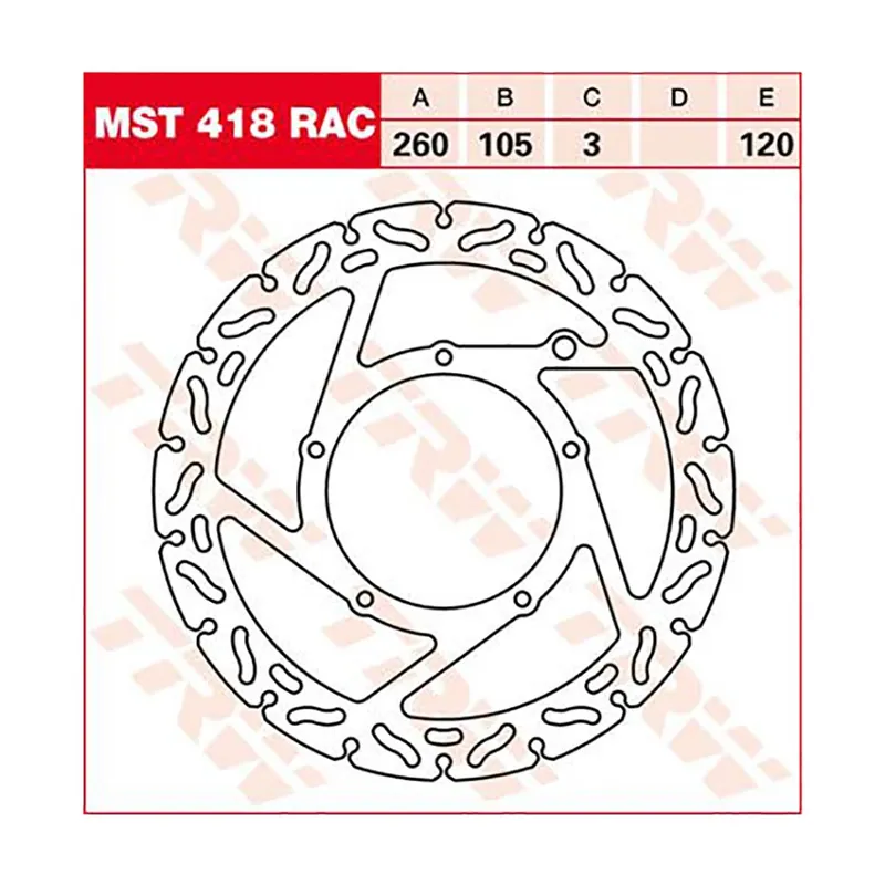 Finale Aktion TRW Bremsscheibe MST418RAC