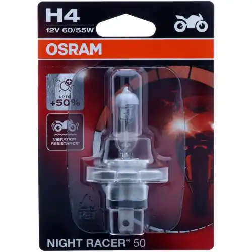 H4 OSRAM Night Racer +50 Aktuell