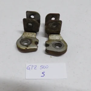 Kawasaki GPZ 500 Fußrastenaufnahmen Sozius Paar Neu