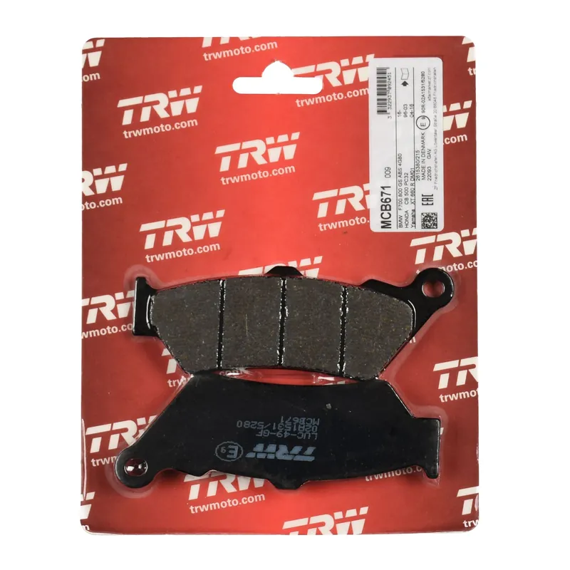Preis Gesenkt TRW Bremsbelag organisch MCB671