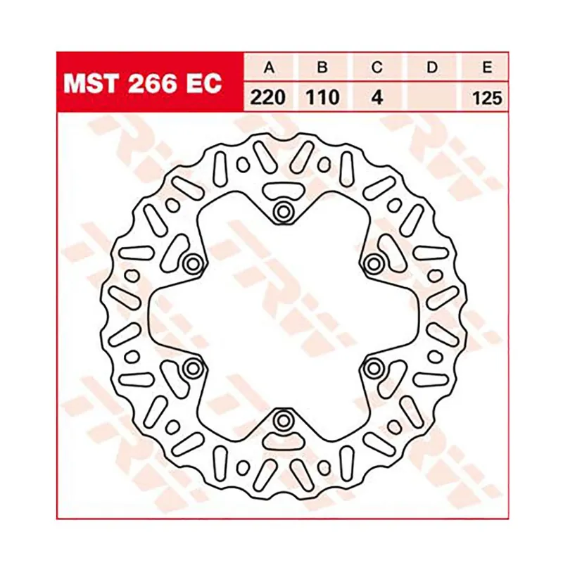 Kostenfreie Lieferung TRW Bremsscheibe Eco Offroad MST266EC