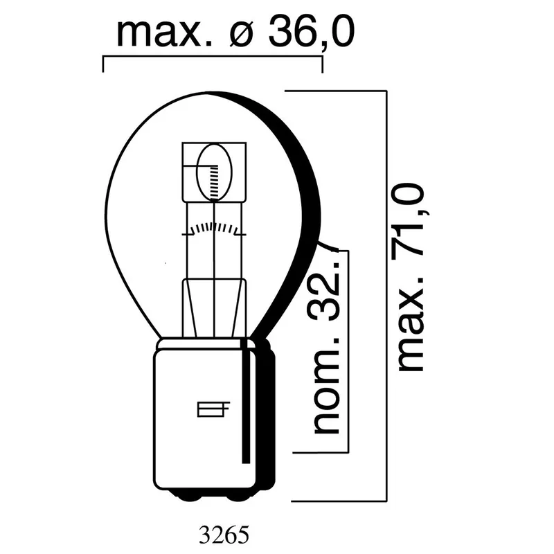 Floesser Lampe Flösser 6V 35/35W BA20d klar 490140 Gratis Versand
