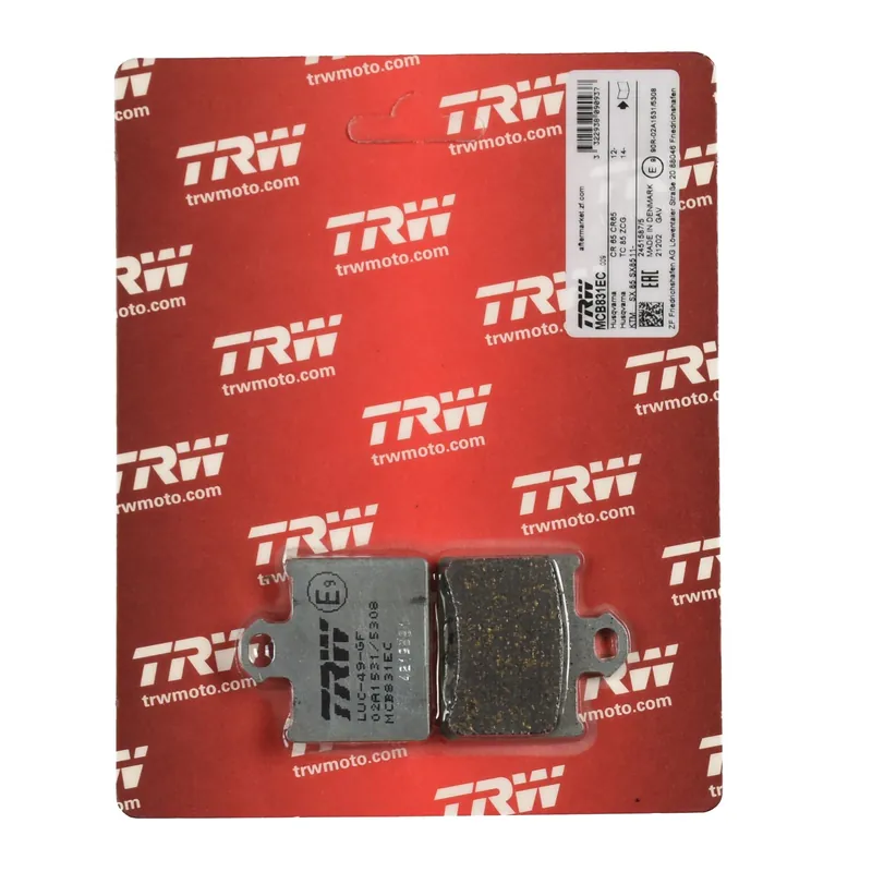 TRW Bremsbelag organisch MCB831EC Garantierte Lieferung