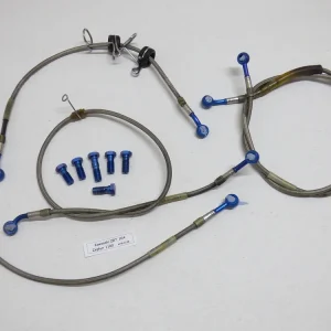 Kawasaki Zephyr ZR1100 Bremsleitungen Stahlflex Kostenloser Rückversand