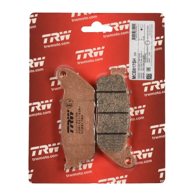 Kostenfreie Lieferung TRW Bremsbelag Sinter Street MCB817SH