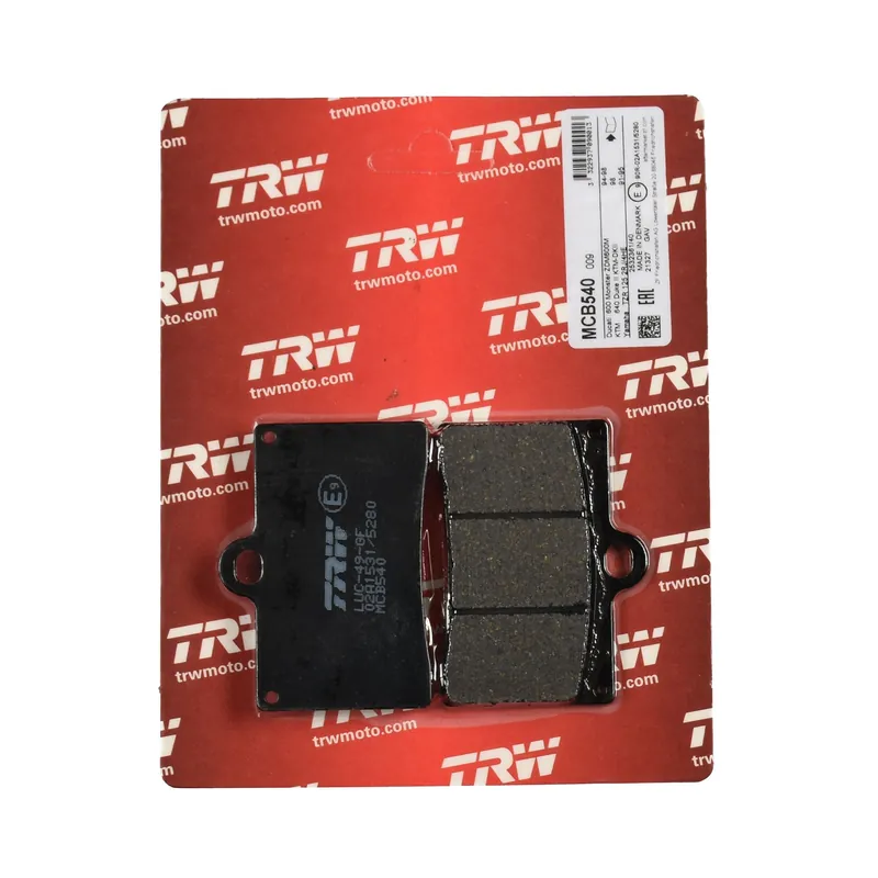 Zertifiziert TRW Bremsbelag organisch MCB540