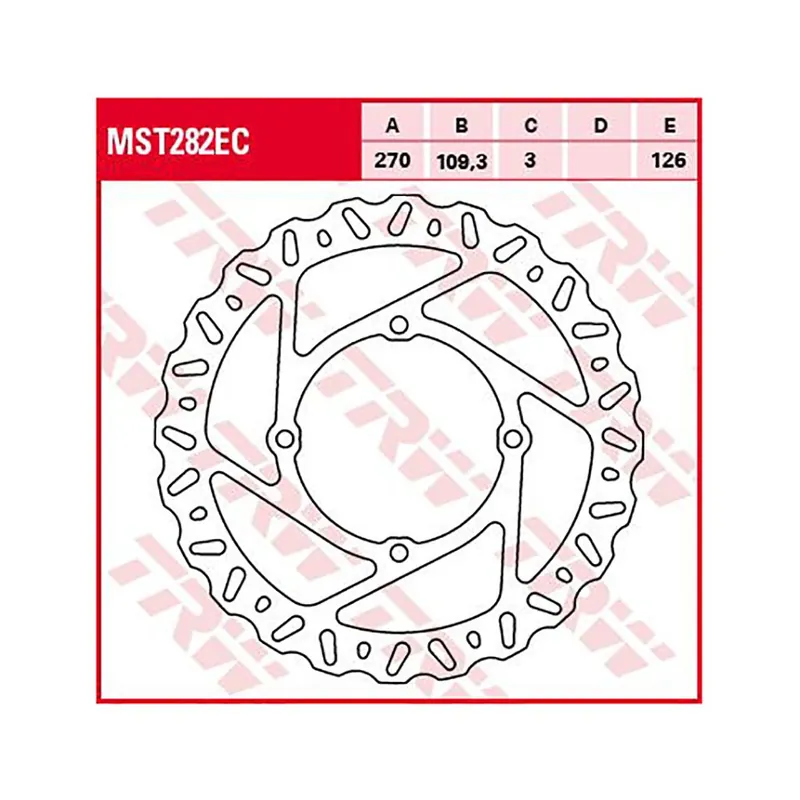 TRW Bremsscheibe Eco Offroad MST282EC Markenware