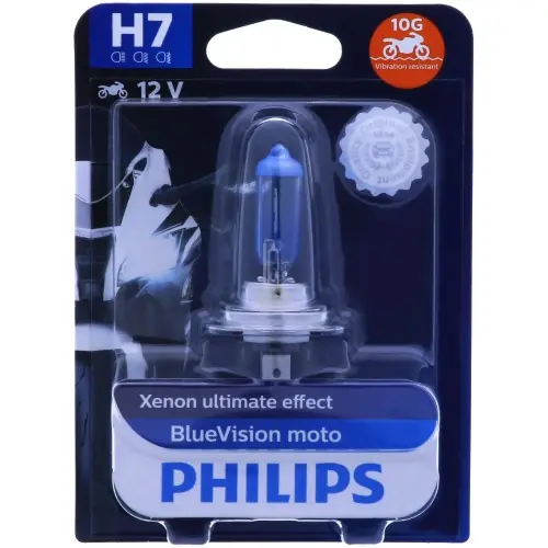 H7 PHILIPS BlueVision Moto - ultimativer Xenon-Effekt Rabatt