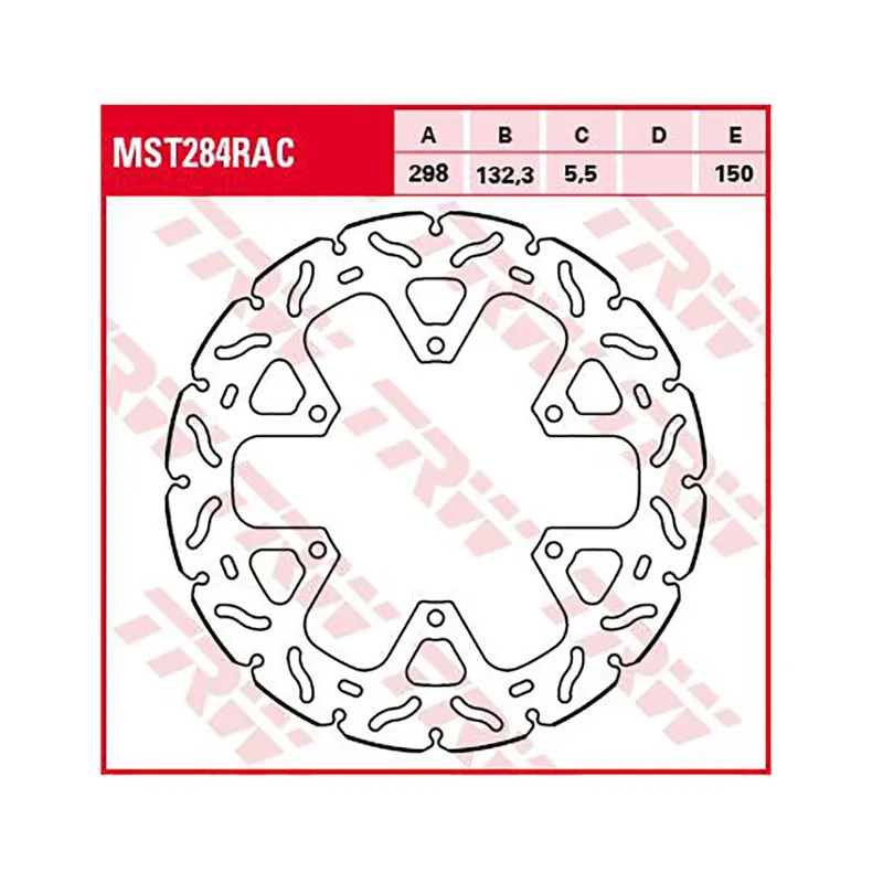 TRW Bremsscheibe MST284RAC Zertifiziert