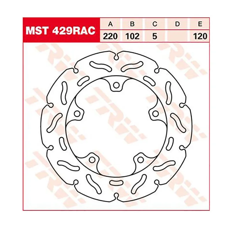 TRW Bremsscheibe MST429RAC Neu