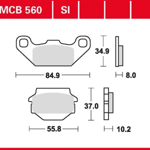 Jetzt Bestellen TRW Bremsbelag organisch MCB560