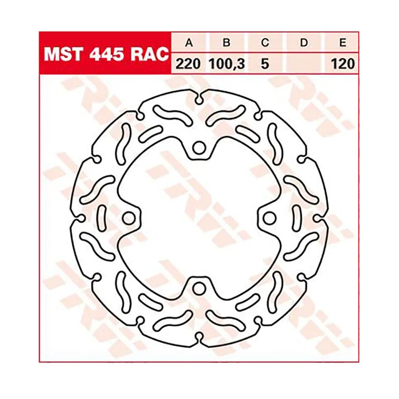 Sonderangebot TRW Bremsscheibe MST445RAC