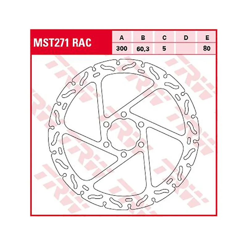 TRW Bremsscheibe MST271RAC Markenprodukt