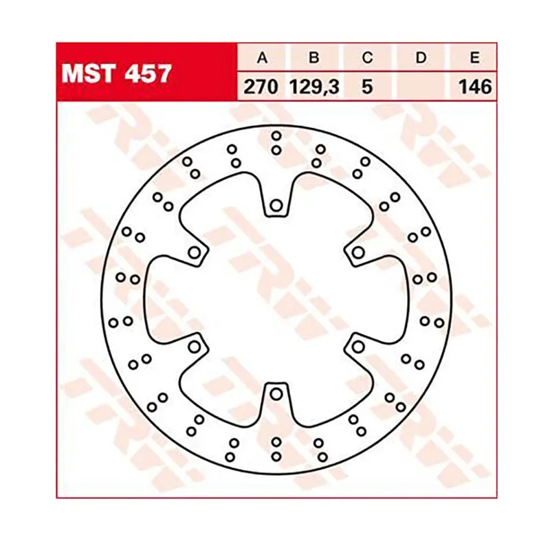 Solange Der Vorrat Reicht TRW Bremsscheibe MST457