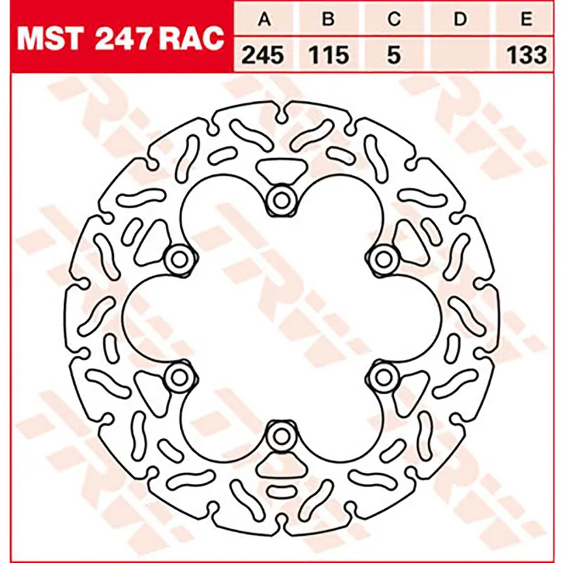 TRW Bremsscheibe MST247RAC Knallerangebot
