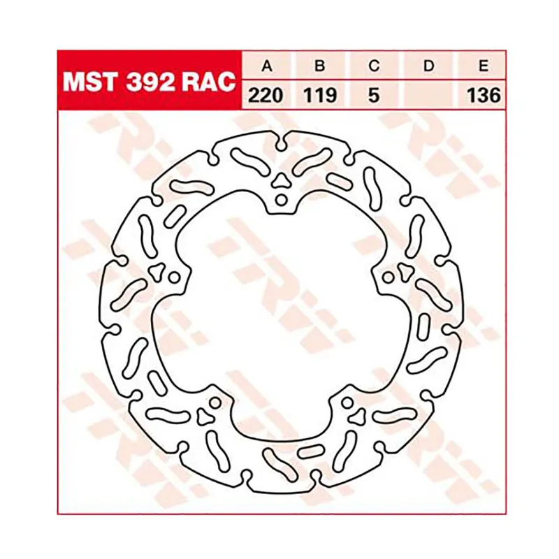 Neue Ware TRW Bremsscheibe MST392RAC