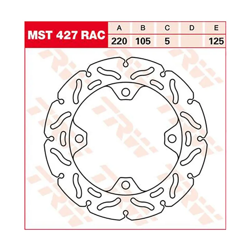 TRW Bremsscheibe MST427RAC Garantierte Lieferung