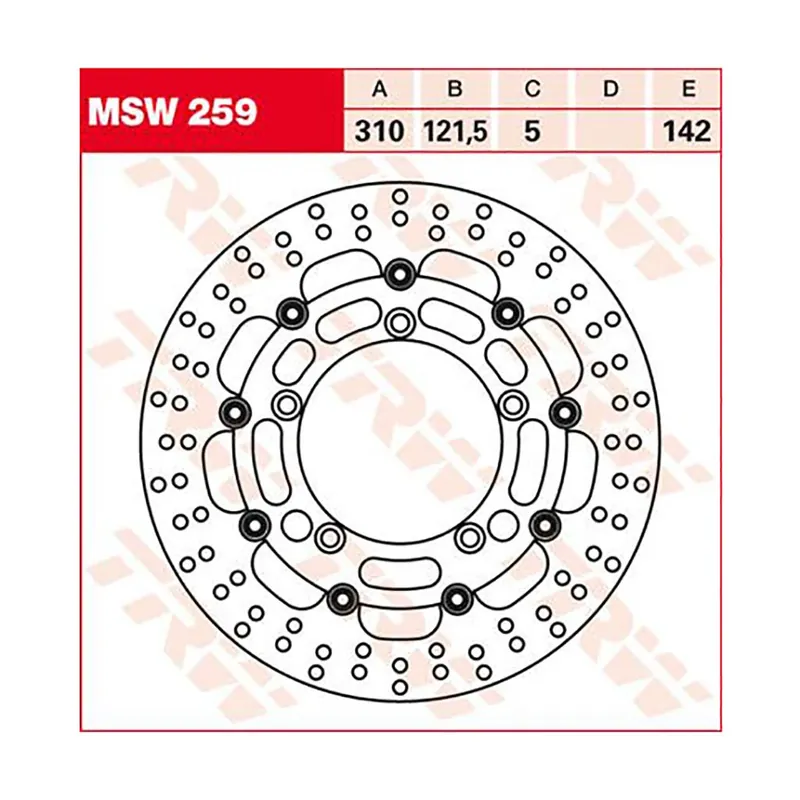 TRW Bremsscheibe MSW259 Billig