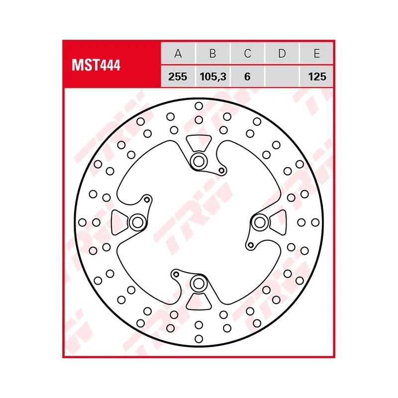 Begrenztes Angebot TRW Bremsscheibe MST444