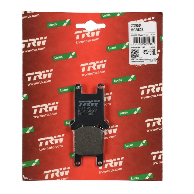 TRW Bremsbelag organisch MCB508 Sichere Zahlung