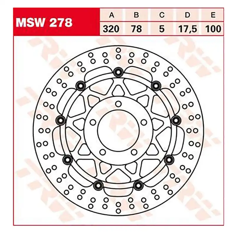 TRW Bremsscheibe MSW278 Jetzt Bestellen