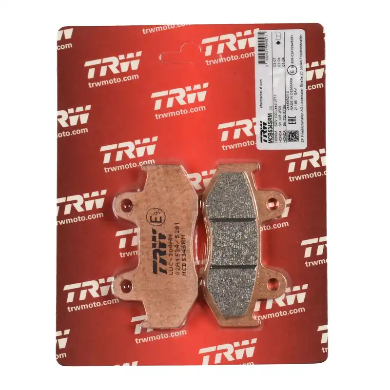TRW Bremsbelag Sinter MCB534SRM Kostenloser Rückversand