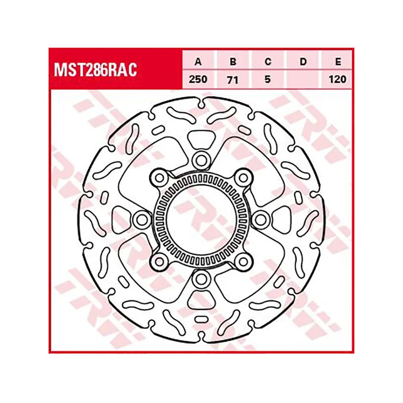 TRW Bremsscheibe inklusive ABS Ring MST286RAC Saisonangebot