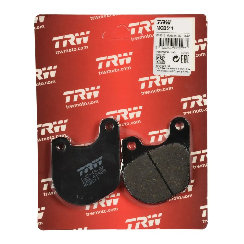 Schneller Versand TRW Bremsbelag organisch MCB511