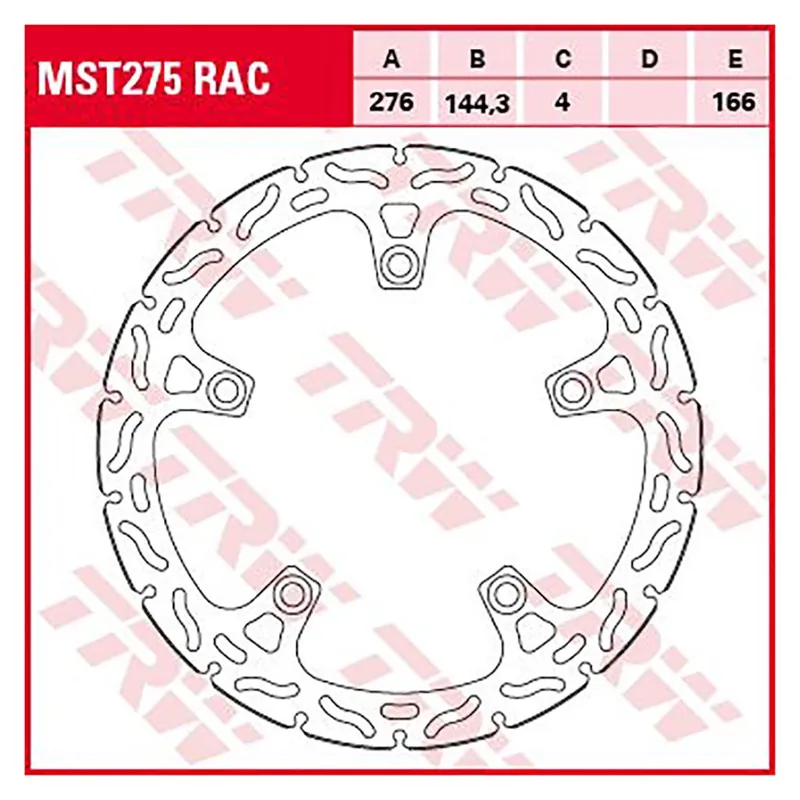 Bestseller TRW Bremsscheibe MST275RAC