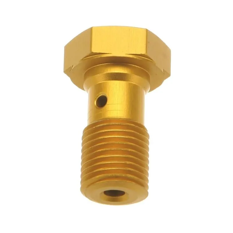 Nur Heute TRW Hohlschraube gold M10x1,00 Typ Brembo Einfachhohlschraube MCH911G