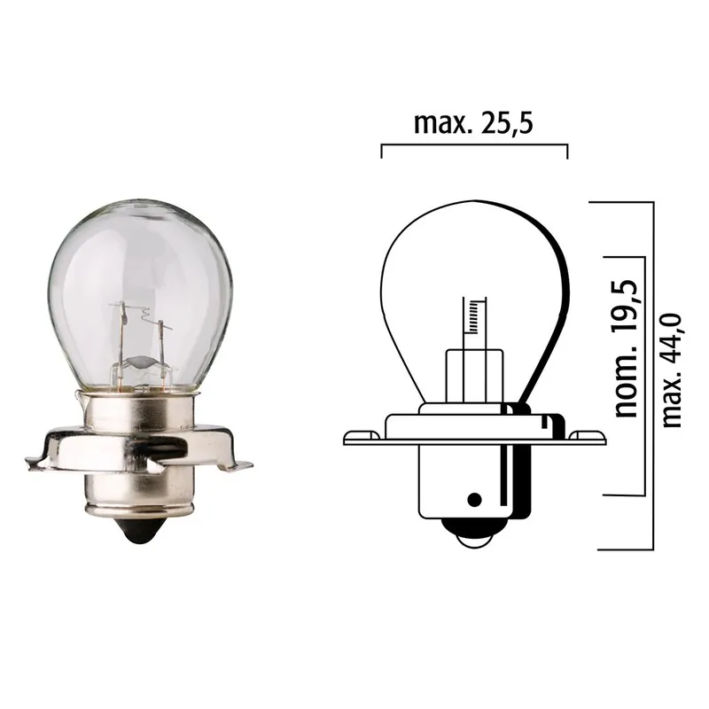 Versand Am Gleichen Tag Flösser Lampen 6V 15W P26s VPE10 6000