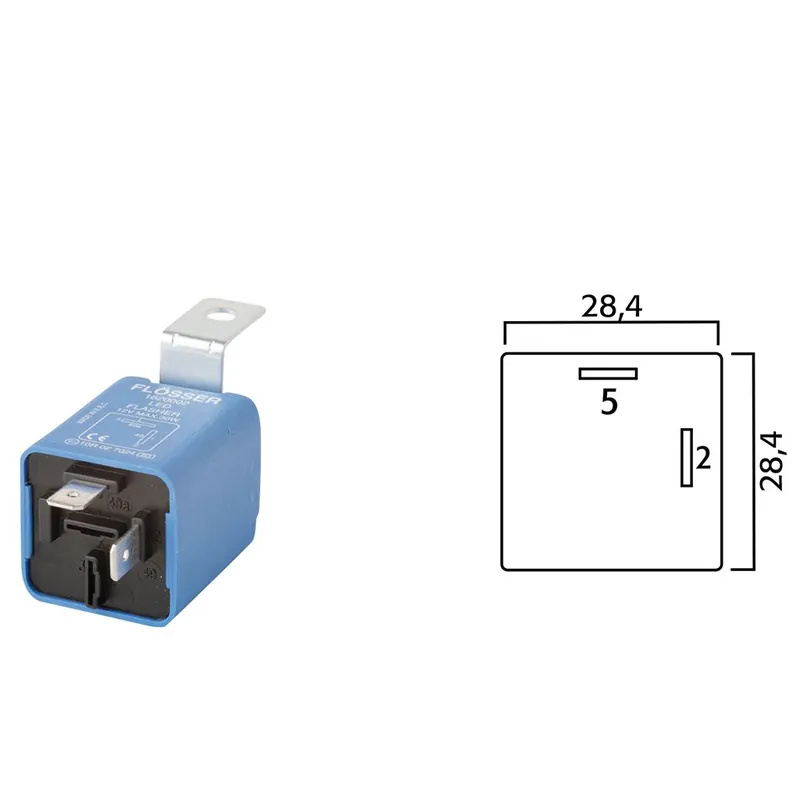 Floesser Blinkrelais 12V 30W f. LED Birnen 2-polig 1620002 Direkt Vom Hersteller