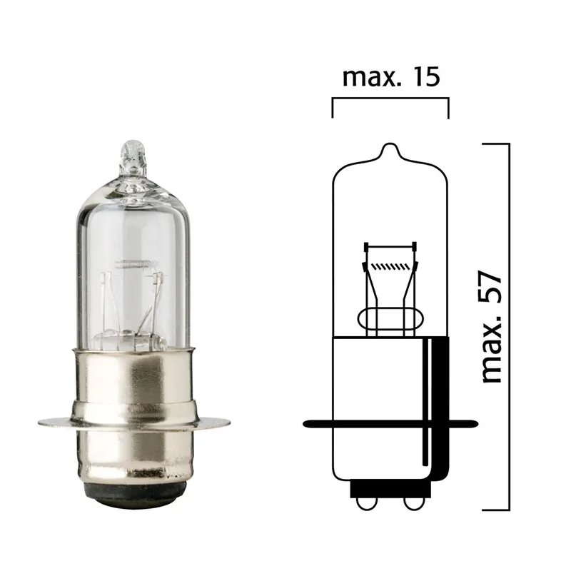 Sonderaktion Flösser Lampe 12V 35/35W P15d-25-3 VPE1 2353