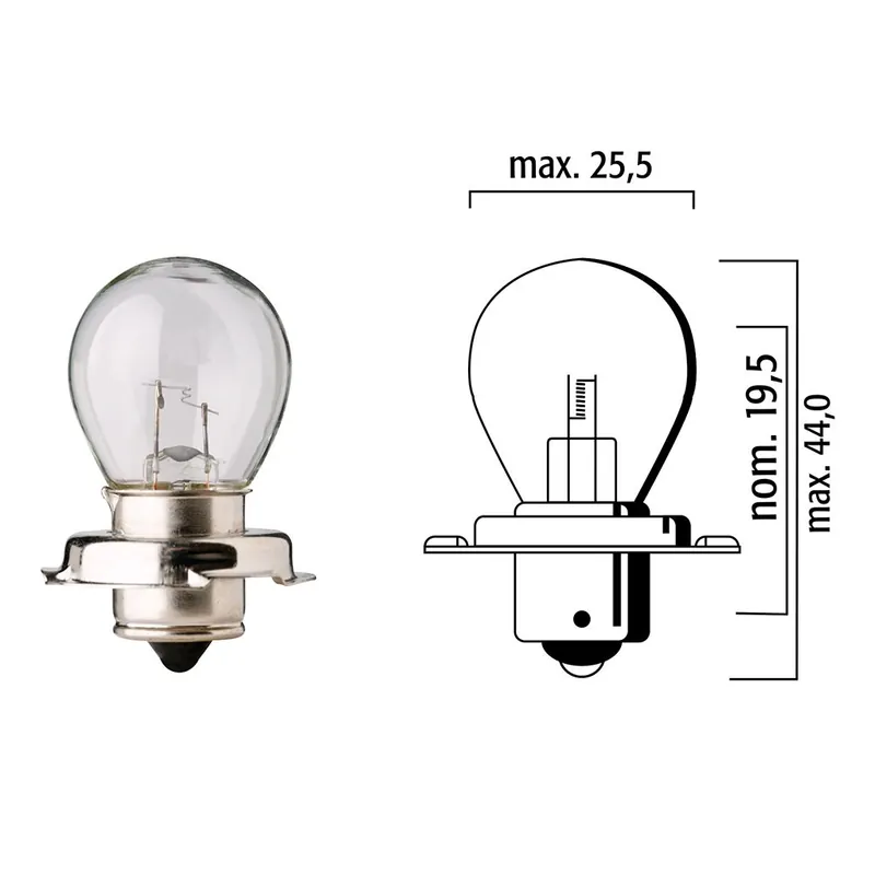 Geprüft Flösser Lampen 12V 25W P26s VPE10 2002