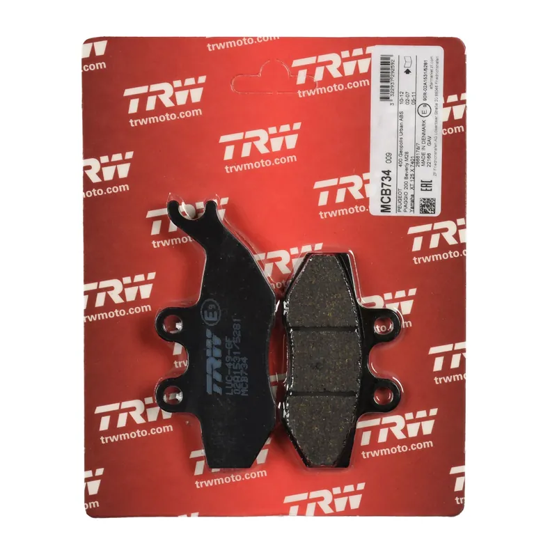 TRW Bremsbelag organisch MCB734 Garantierte Lieferung