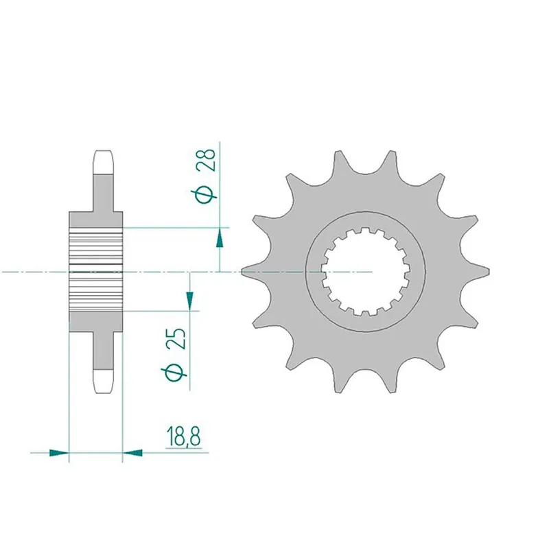Bestpreis Esjot Ritzel 61600-16 #525 Sport 16 Zähne 50-29020-16S