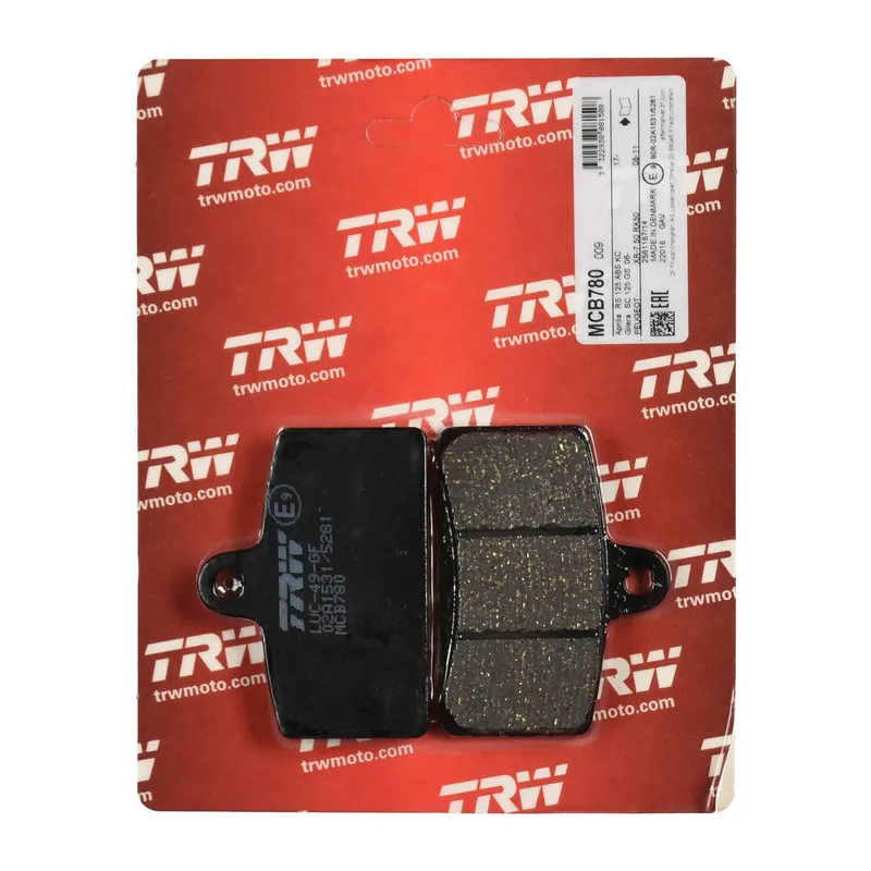 Kostenloser Versand TRW Bremsbelag organisch MCB780