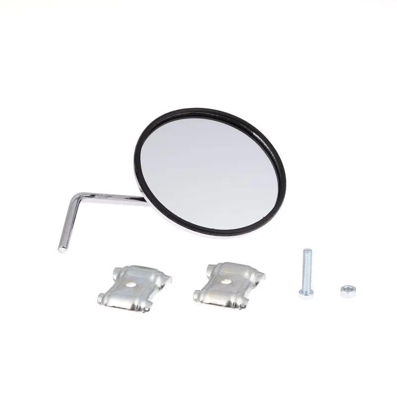 V Parts Spiegel rechts chrom Klemmspiegel 105 mm Durchmesser f. Beinschild E14D Angebot