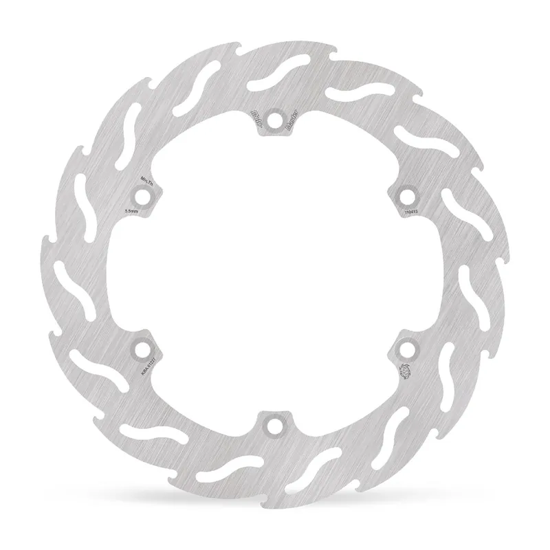 Echt Moto-Master Bremsscheibe Flame hinten starr mit ABE 110415