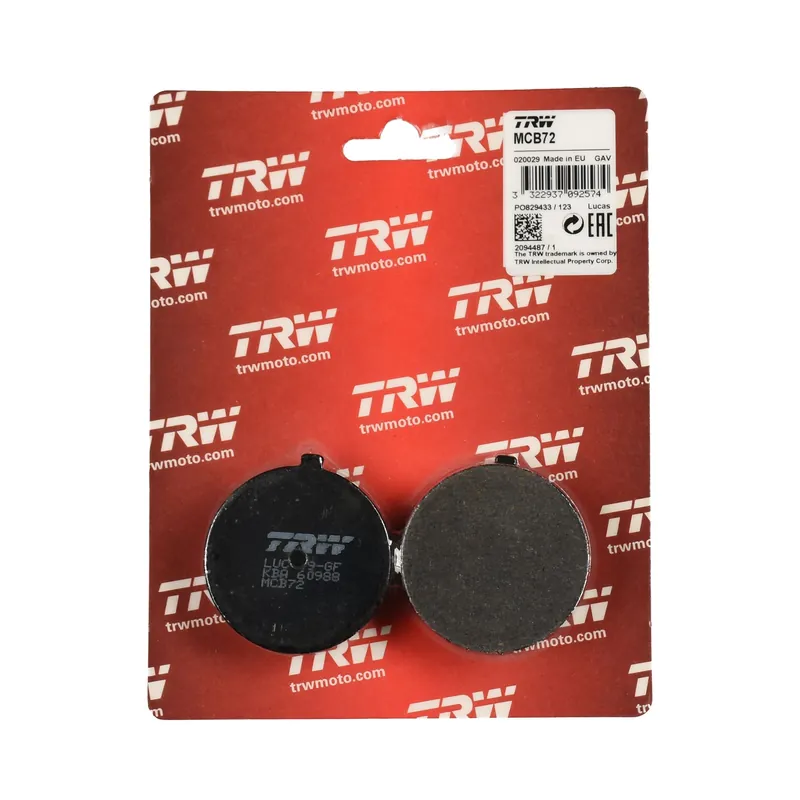 Direktkauf TRW Bremsbelag organisch MCB72